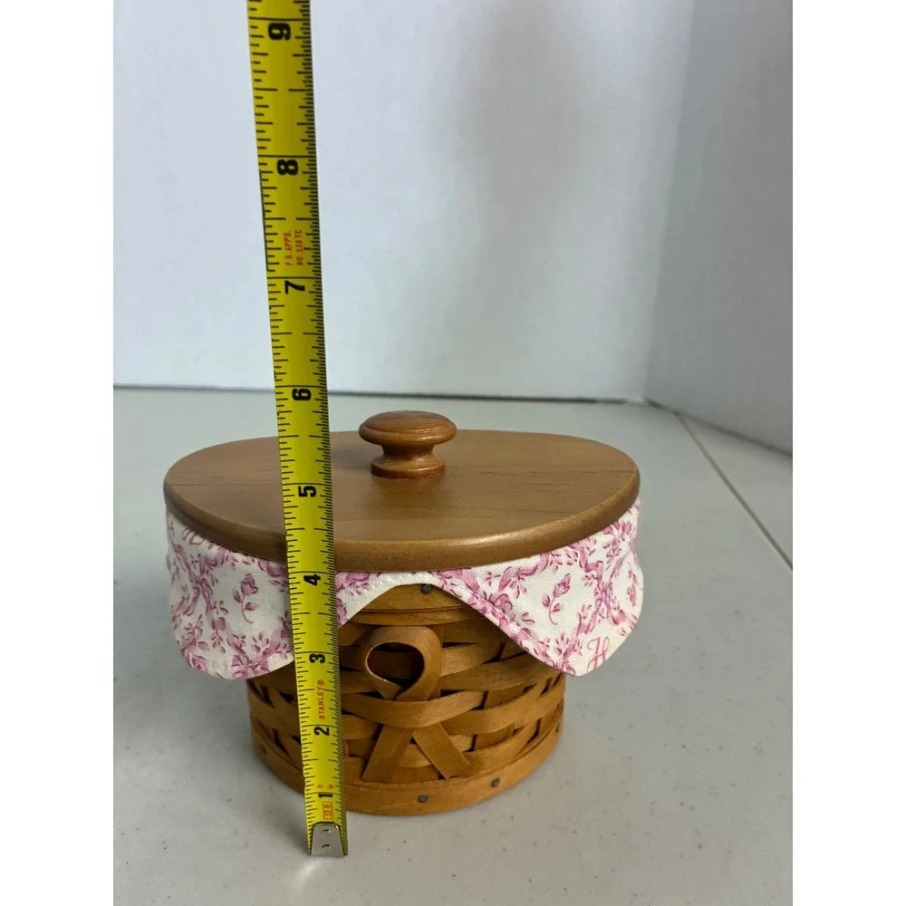 Longaberger 2007 Horizon of Hope Basket Lid Liner Protector Pink Ribbon‎ USA